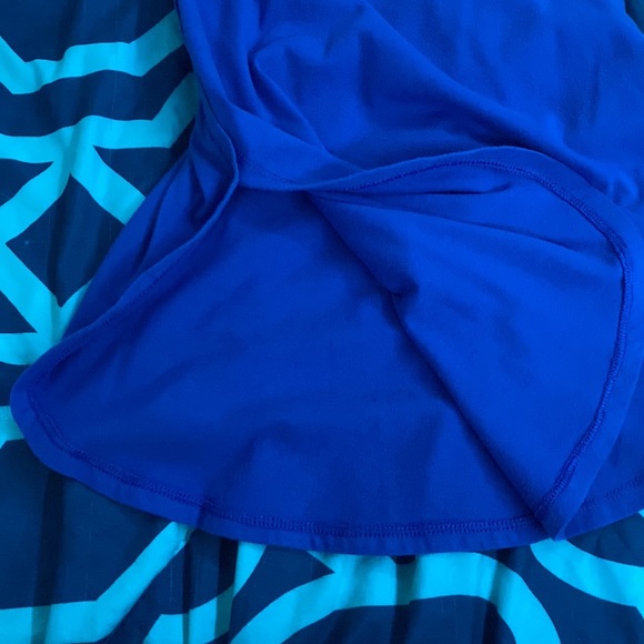 Blue Adidas tank top with breathe able slits on each side. Size Small. - Picture 3 of 3